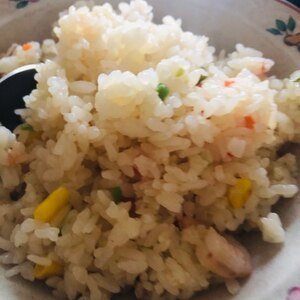 炊飯器で楽ちん＊エビピラフ